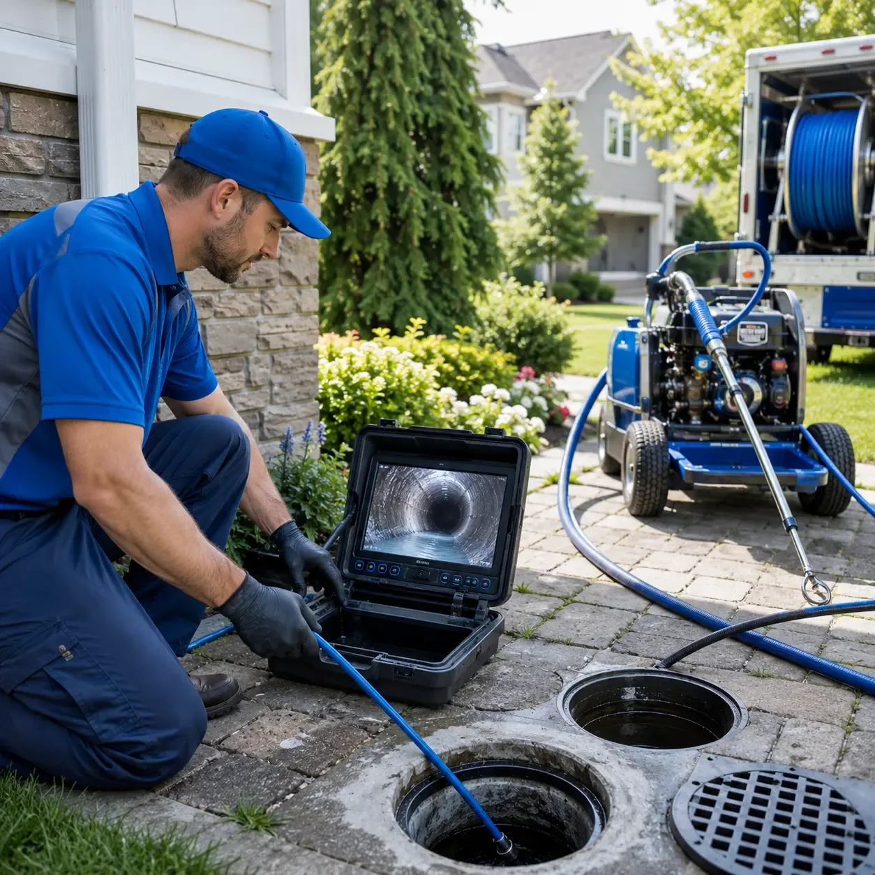 Outdoor drain cleaning professionals serving Hughson, CA